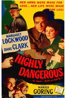 Постер фильма Крайне опасно (1950)