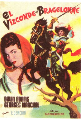 Постер фильма Виконт Де Бражелон (1954)