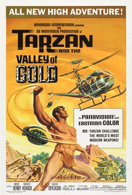 Постер фильма Тарзан и Золотая долина (1966)