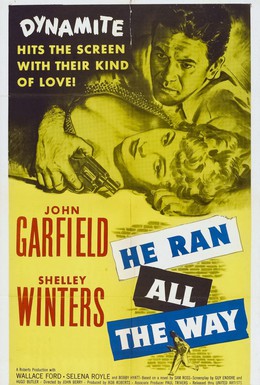 Постер фильма Он бежал всю дорогу (1951)