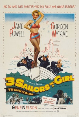 Постер фильма Три моряка и девушка (1953)
