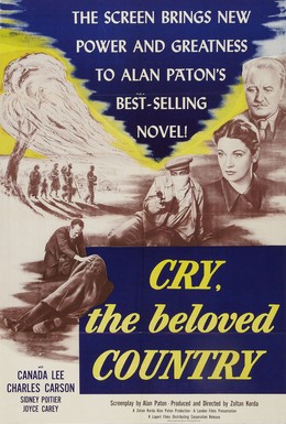 Постер фильма Заплачь, любимая страна (1951)