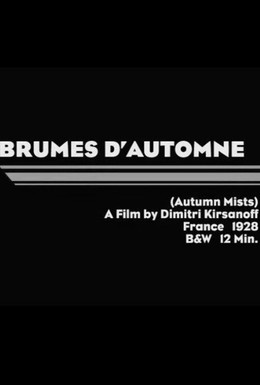 Постер фильма Осенние туманы (1929)