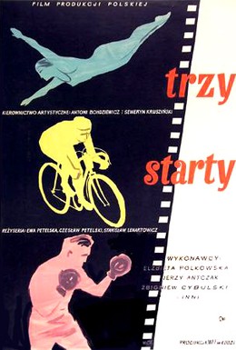 Постер фильма Три старта (1955)