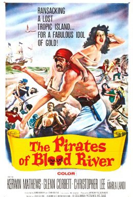 Постер фильма Пираты кровавой реки (1962)