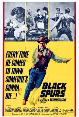 Постер фильма Чёрные шпоры (1965)