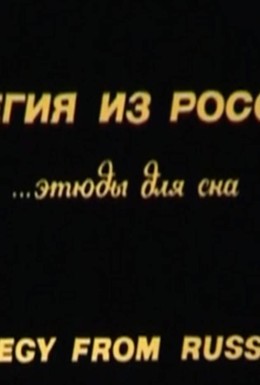 Постер фильма Элегия из России (1993)