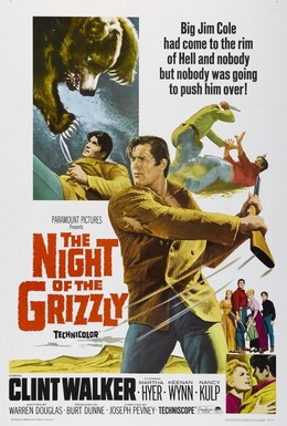 Постер фильма Ночь гризли (1966)