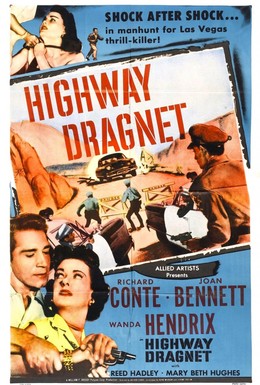 Постер фильма Шоссе Драгнет (1954)