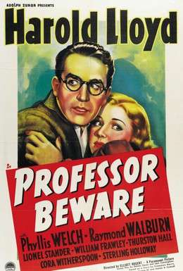 Постер фильма Профессор, остерегайся (1938)