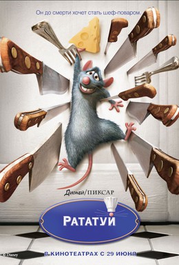 Постер фильма Рататуй (2007)