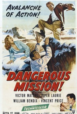 Постер фильма Опасная миссия (1954)