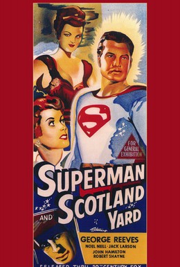 Постер фильма Супермен в Скотланд Ярде (1954)
