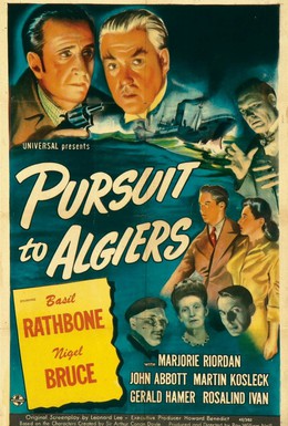 Постер фильма Погоня в Алжире (1945)