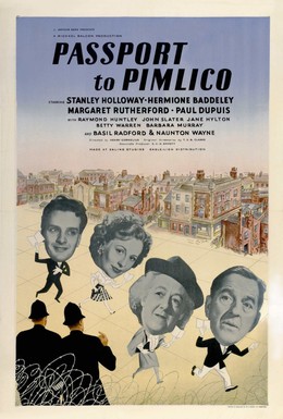 Постер фильма Пропуск в Пимлико (1949)