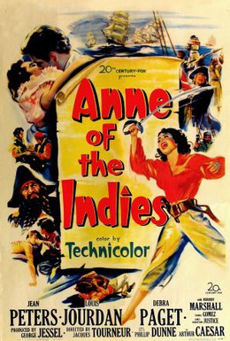 Постер фильма Анна — королева пиратов (1951)