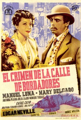 Постер фильма Преступление на улице Бордадорес (1946)