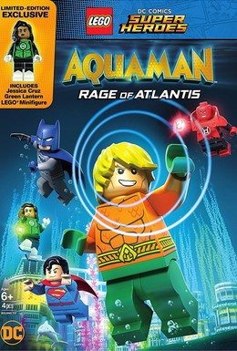 Постер фильма LEGO Супергерои DC: Аквамен. Ярость Атлантиды (2018)