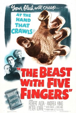Постер фильма Зверь с пятью пальцами (1946)