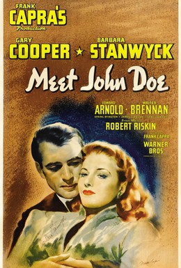 Постер фильма Знакомьтесь, Джон Доу (1941)