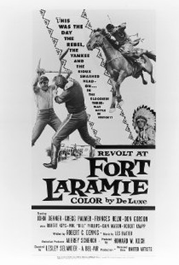 Постер фильма Бунт в форте Ларами (1957)