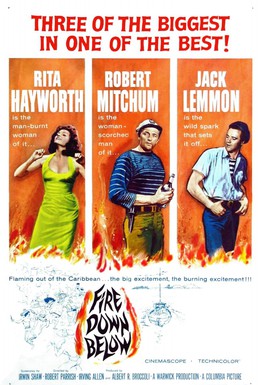 Постер фильма Огонь из преисподней (1957)