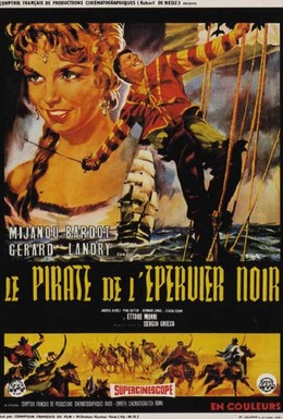 Постер фильма Пират с Чёрного Ястреба (1958)