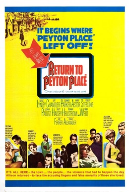 Постер фильма Возвращение в Пейтон Плейс (1961)
