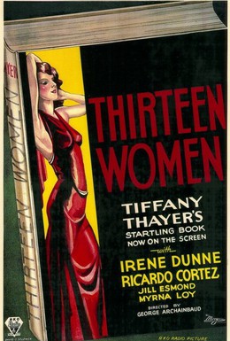 Постер фильма Тринадцать женщин (1932)
