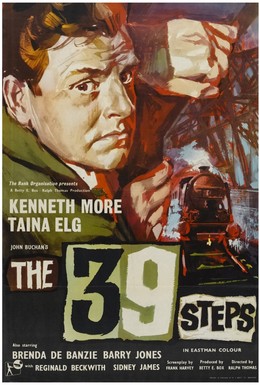 Постер фильма 39 ступеней (1959)