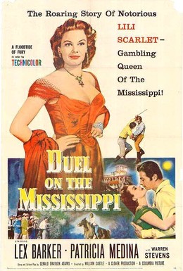 Постер фильма Дуэль на Миссисипи (1955)