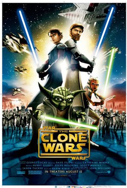 Постер фильма Звездные войны: Войны клонов (2008)