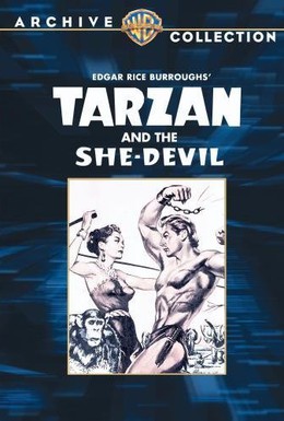 Постер фильма Тарзан и дьяволица (1953)