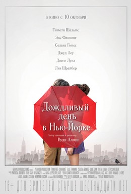 Постер фильма Дождливый день в Нью-Йорке (2019)