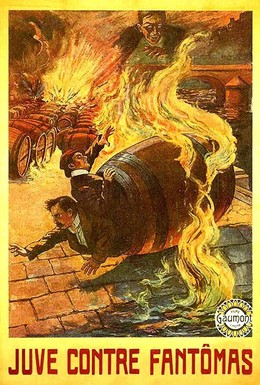 Постер фильма Жюв против Фантомаса (1913)