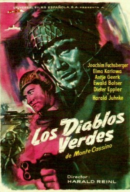 Постер фильма Зелёные дьяволы Монте-Кассино (1958)