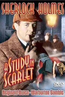 Постер фильма Шерлок Холмс: Занятия в алом (1933)