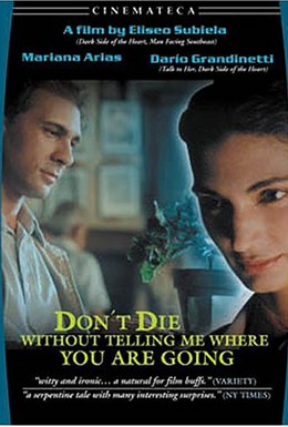 Постер фильма Не умирай, не сказав, куда уходишь (1995)