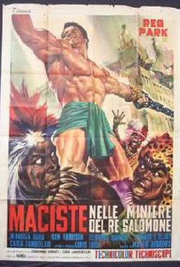 Постер фильма Геркулес в копях царя Соломона (1964)