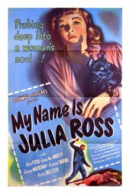 Постер фильма Меня зовут Джулия Росс (1945)