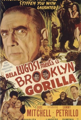 Постер фильма Бела Лугоши знакомится с бруклинской гориллой (1952)