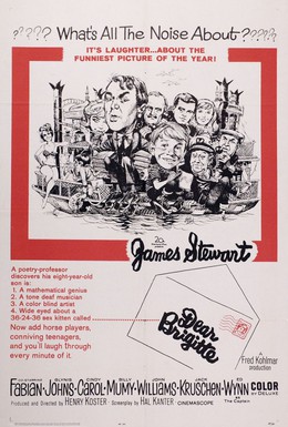 Постер фильма Дорогая Брижит (1965)