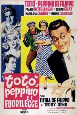 Постер фильма Тото, Пеппино и правонарушители (1956)
