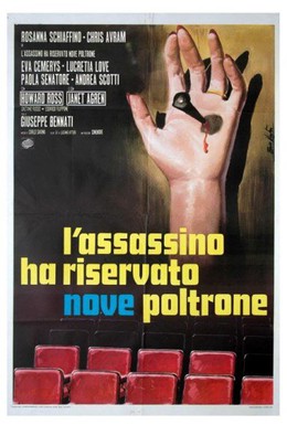Постер фильма Убийца зарезервировал девять мест (1974)