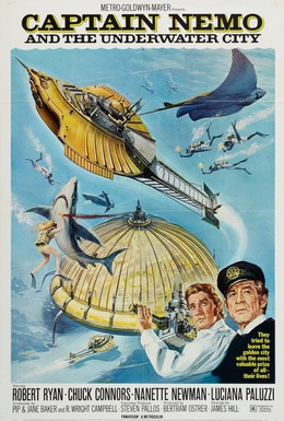 Постер фильма Капитан Немо и подводный город (1969)
