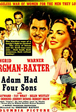 Постер фильма У Адама было четыре сына (1941)