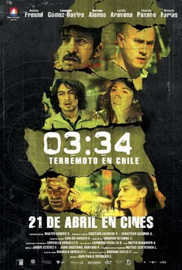 Постер фильма 03:34 Землетрясение в Чили (2011)