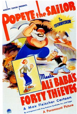 Постер фильма Папай-моряк встречает Али-бабу и 40 разбойников (1937)