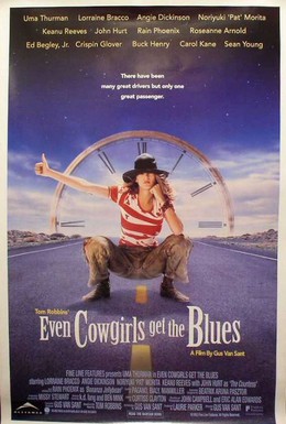 Постер фильма Даже девушки-ковбои иногда грустят (1993)