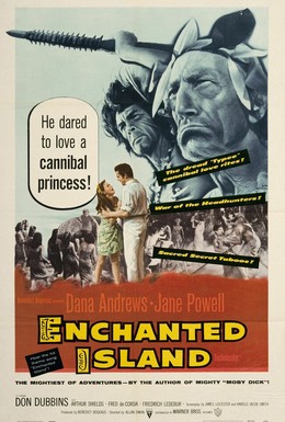 Постер фильма Заколдованный остров (1958)